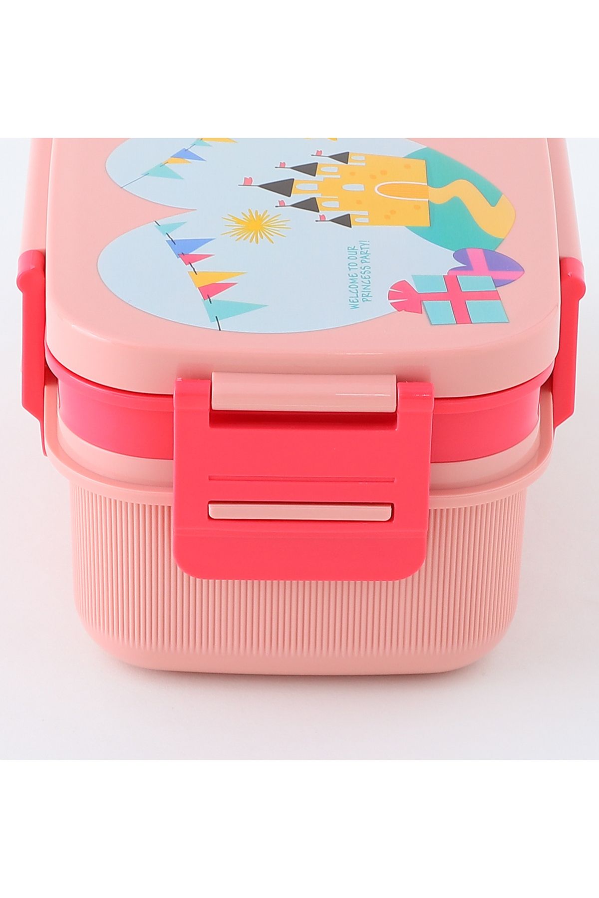 Fab N Funky-Unicorn Themed Lunch Box, Durable, Compact, Easy to Use, 3 Years+, 21.8 x 14 x 10.5 cm - Pink 6