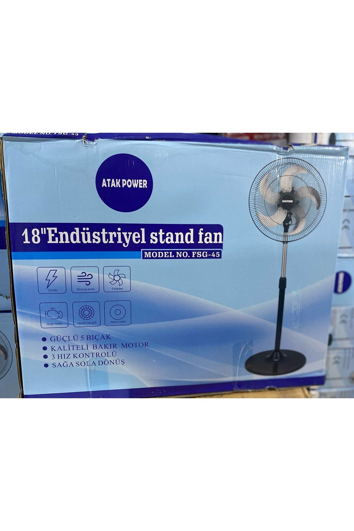 ATAK Power 18 INC Ayaklı Vantilatör