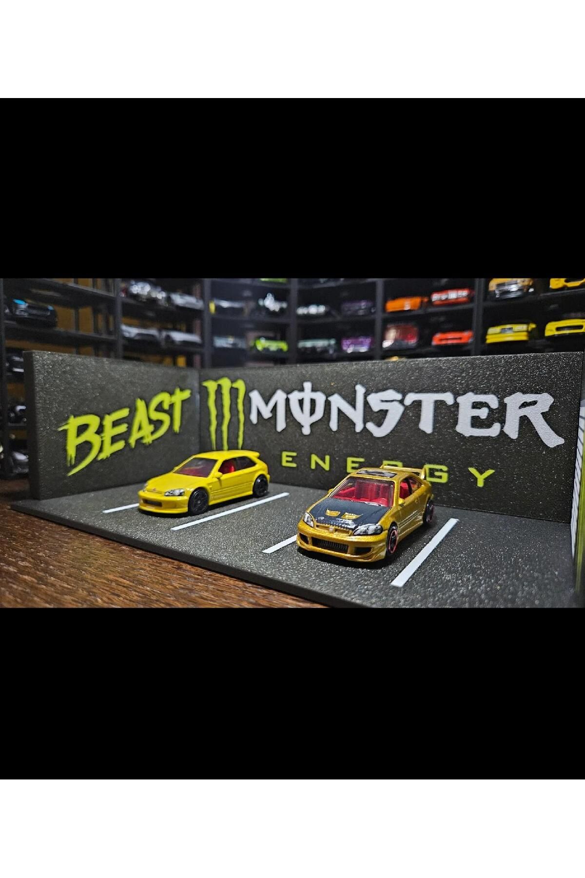 KARAHASANOĞLU MAKİNE Monster 1:64 Diorama Garaj