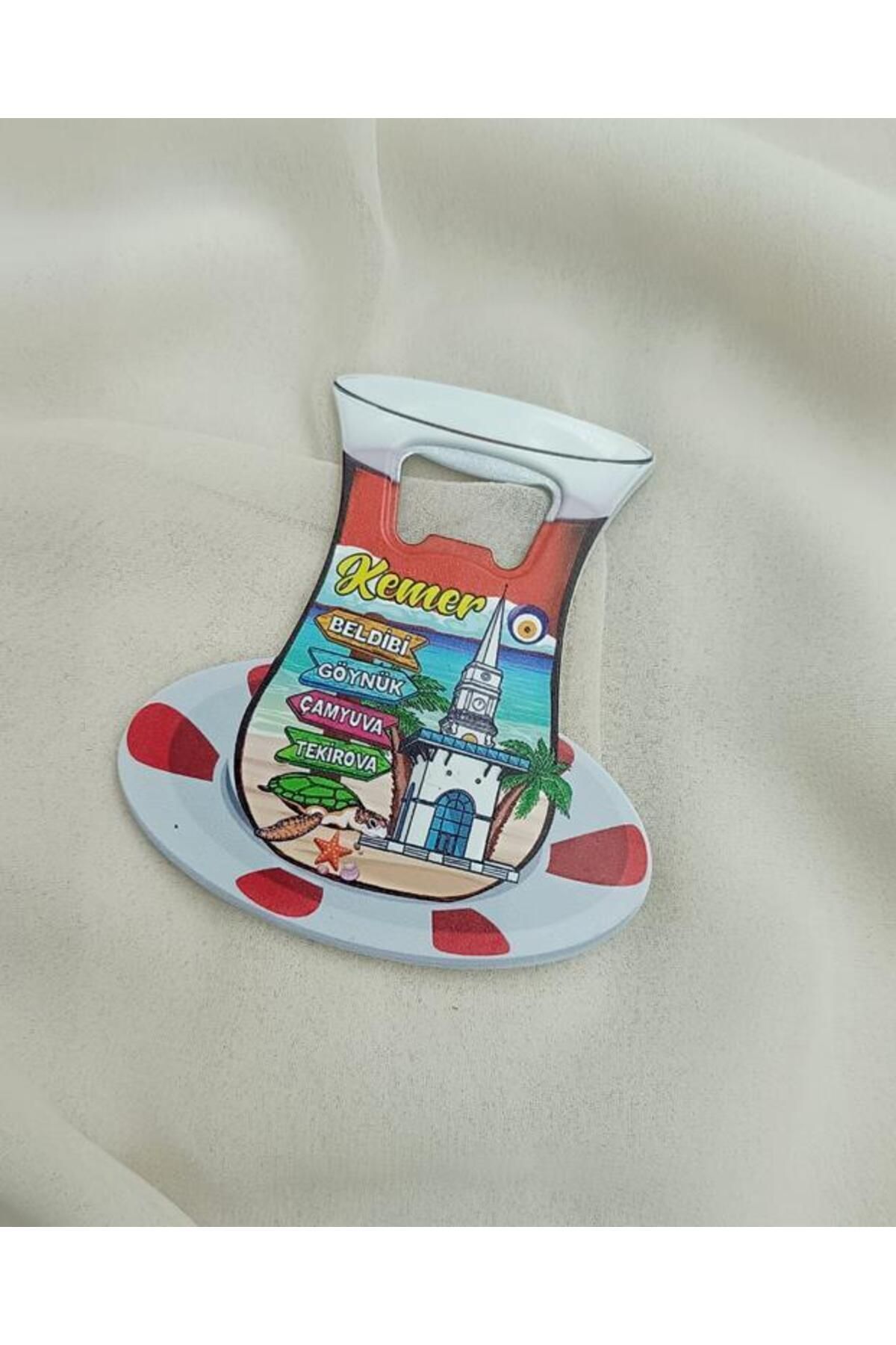 Elioure Renkli Magnet Açacak, Gazoz ve Şişe Açıcı, Buzdolabı Süsü, Çay Bardak Tabak Kule