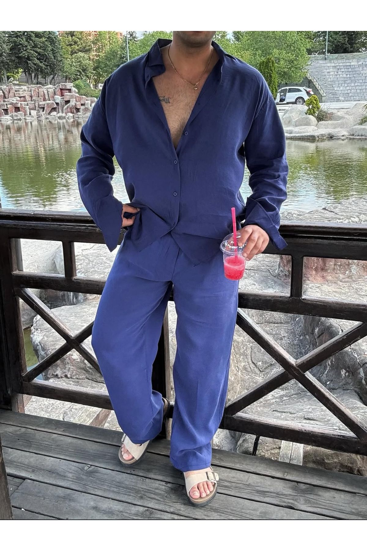 Butik ROSS LACİVERT ALT-ÜST TAKIM