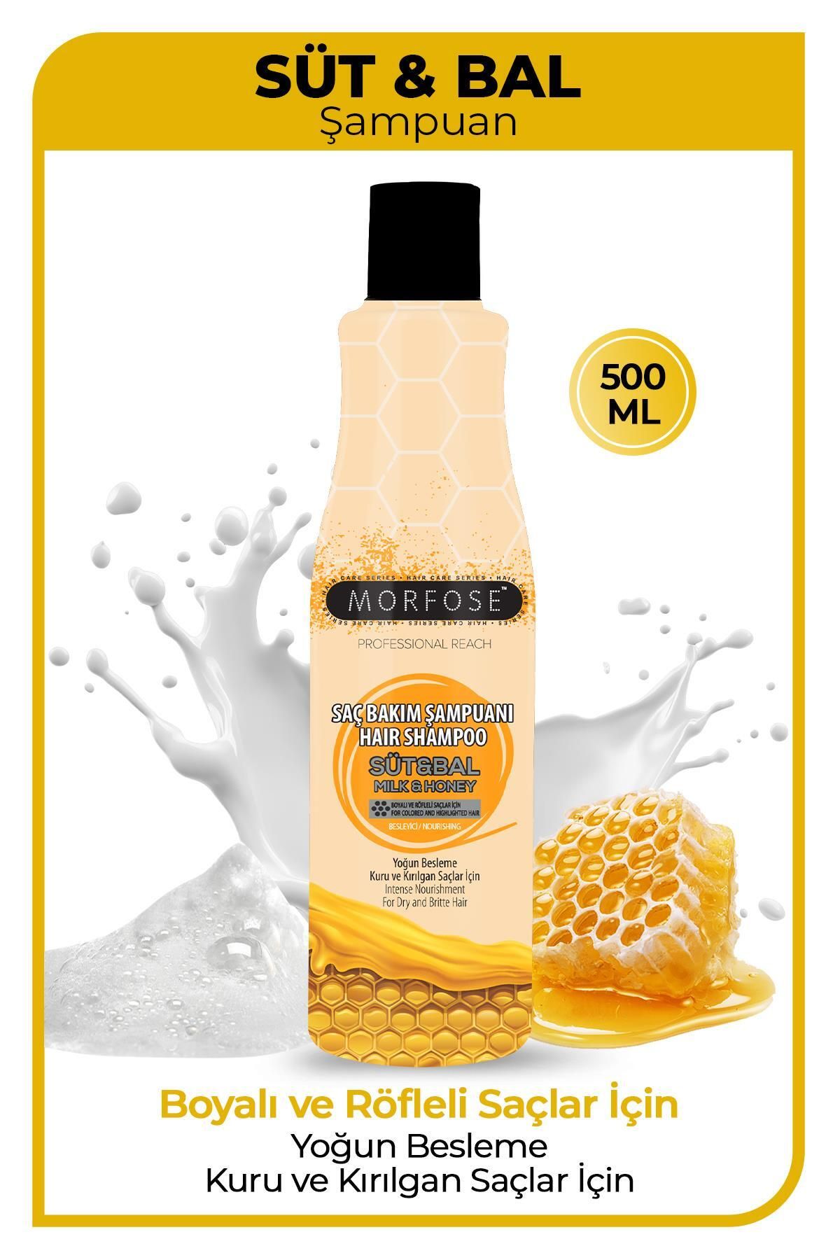 Morfose Süt & Bal Şampuan 500 ml