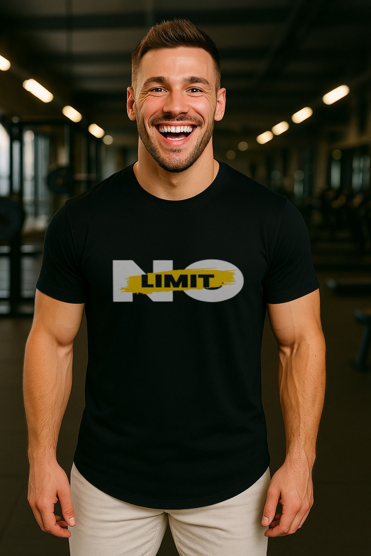 GTFzon Fit Kesim %100 Pamuklu Kasları öne çıkaran Premium T-shirt