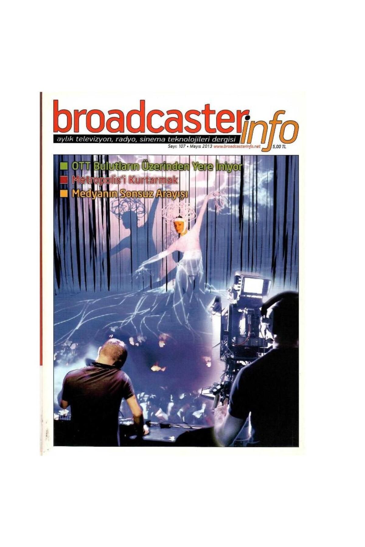 Kişisel Yayınlar Broadcasterinfo: Metropolis'i Kurtarmak (Sayı: 107-Mayıs 2013 Retro Koleksiyon Eski Baskı)