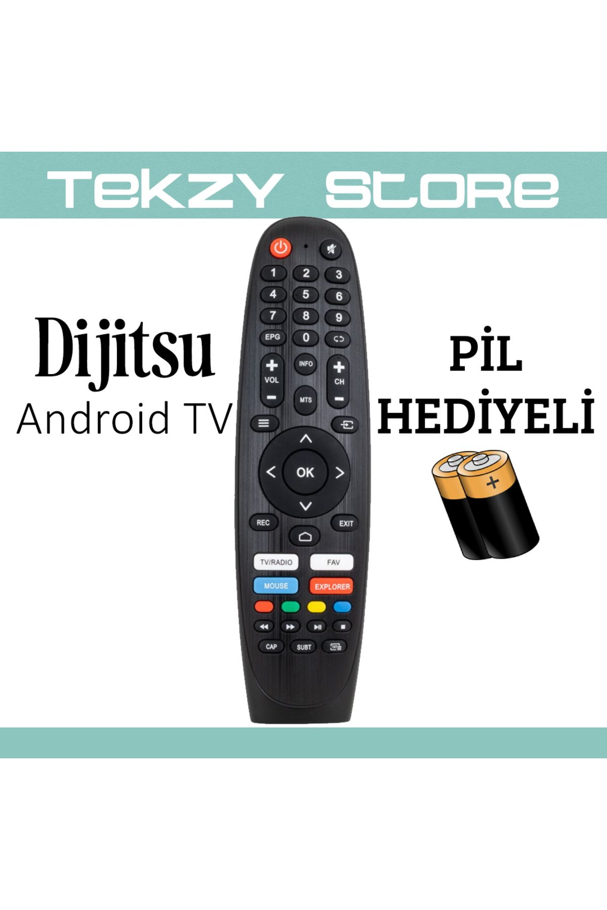 Suntel Dijitsu Android TV'lerle uyumlu kumanda