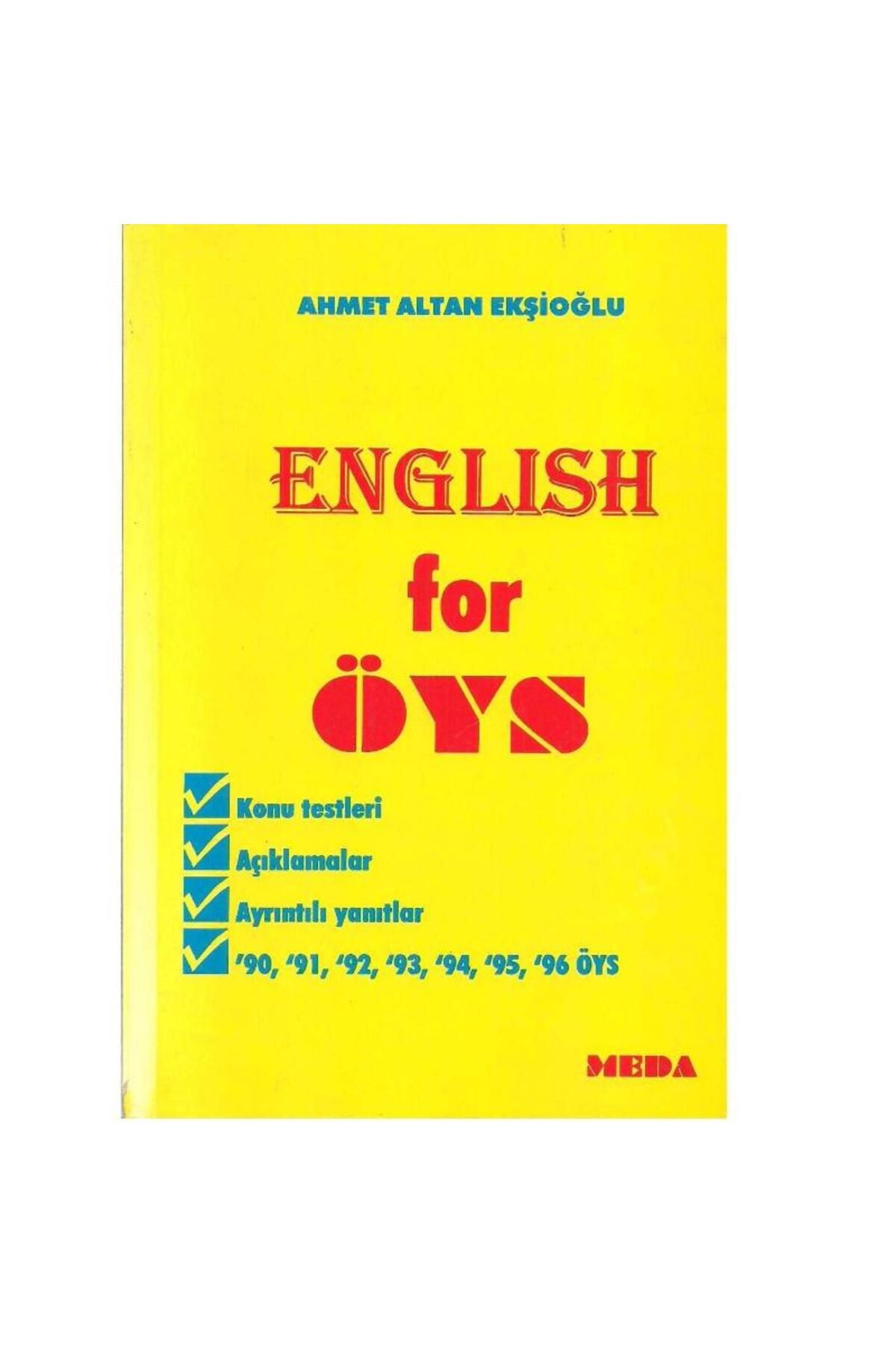 Kişisel Yayınlar English for Konu Testleri Açıklamalar Ayrıntılı Yanıtlar - Ahmet A. Ekşioğlu