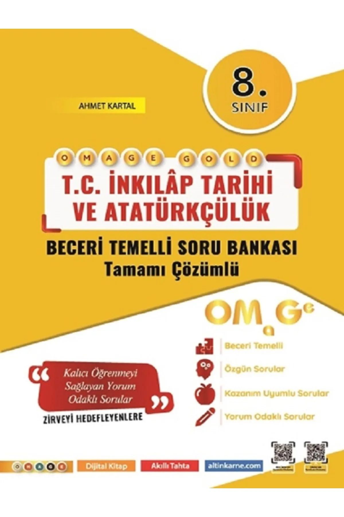 Omage Yayınları 8. Sınıf Omage Gold İnkılap Tarihi Soru Bankası