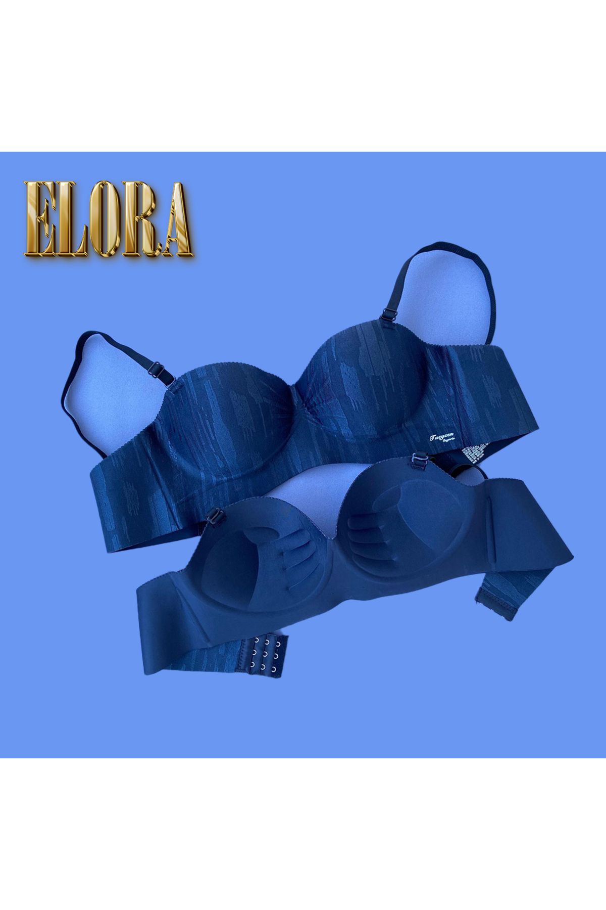 Elora LAZER KESİM MODEL LACIVERT İÇ GİYİM ( Sütyen İz Bırakmaz )