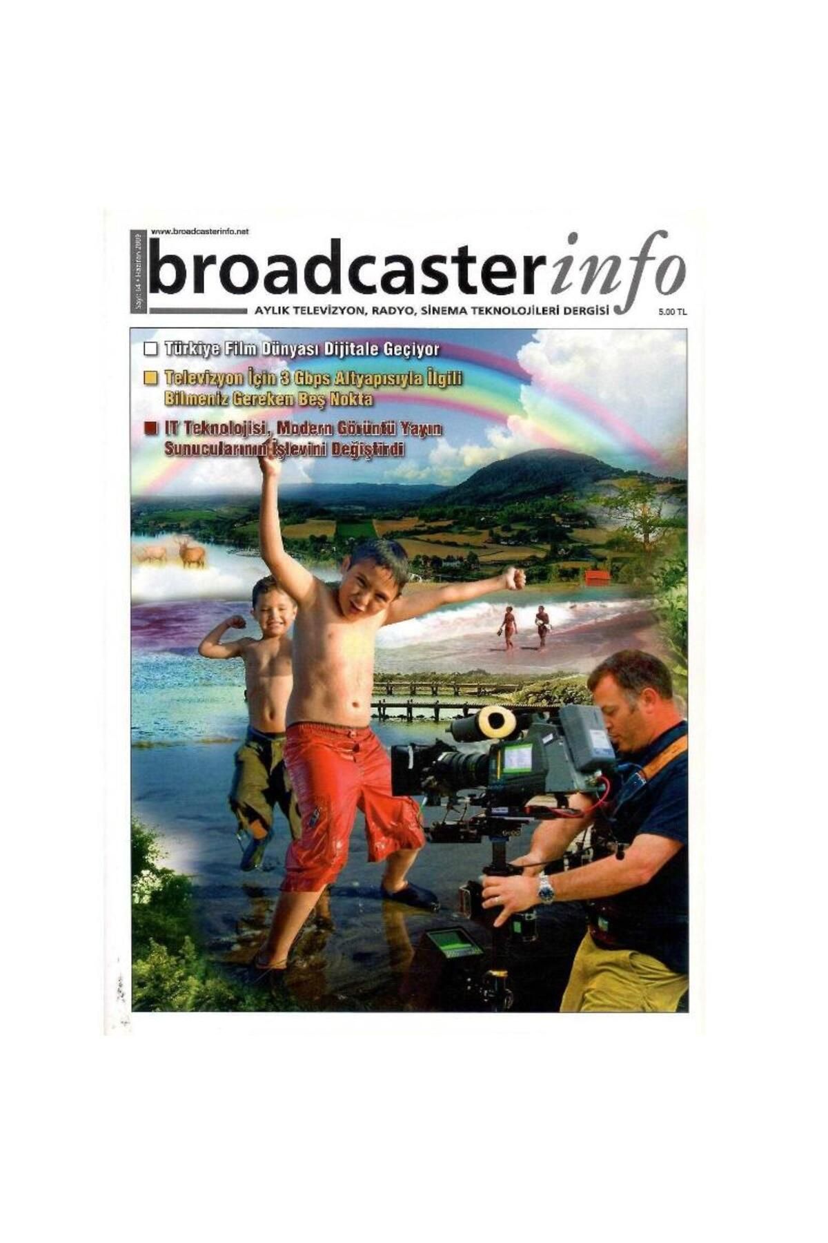 Kişisel Yayınlar Broadcasterinfo: Türkiye Film Dünyası Dijitale Geçiyor (Sayı: 64-Haziran 2009 Retro Koleksiyon Eski)