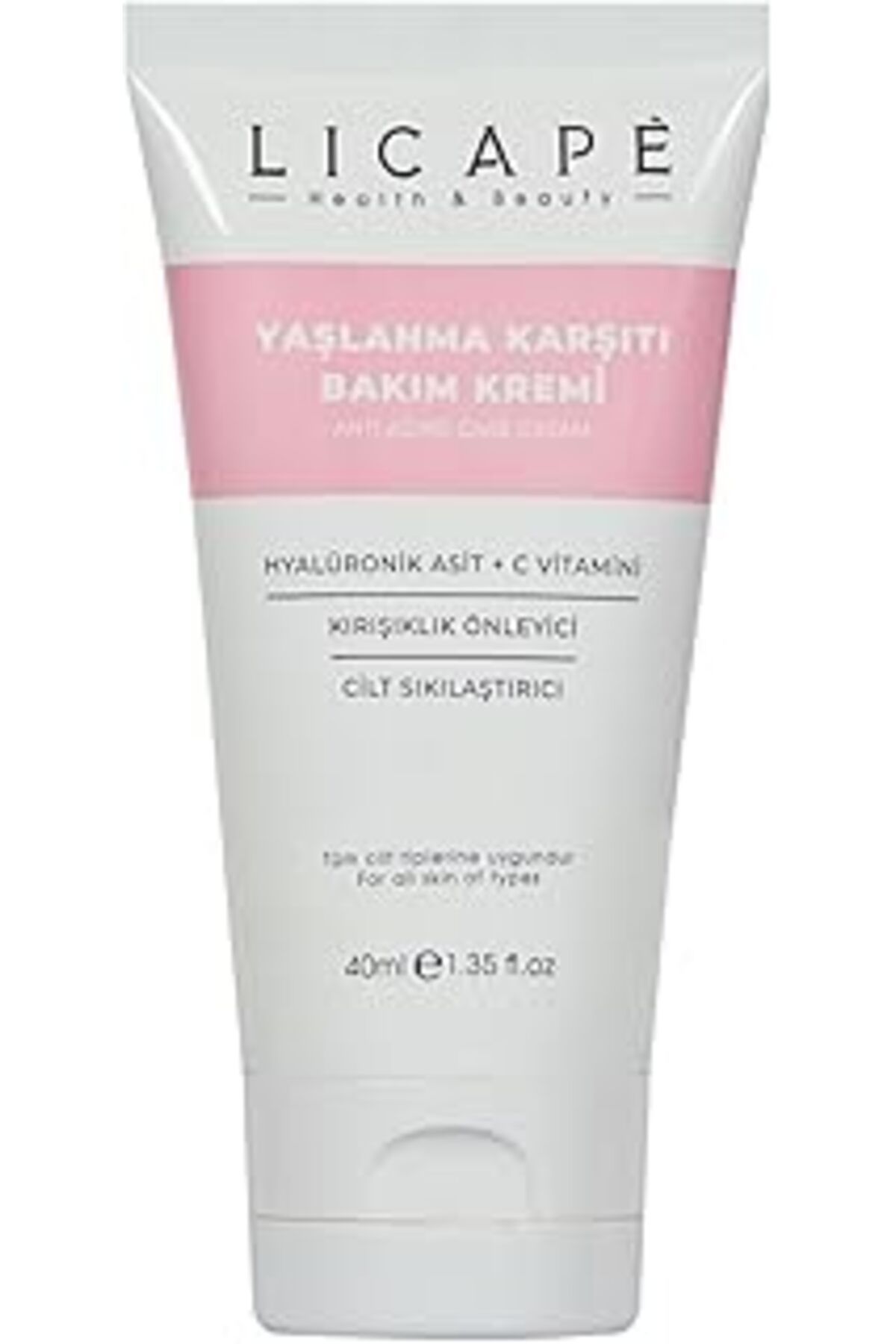 Pazarcan Licape Yaşlanma Karşıtı Bakım Kremi 40Ml
