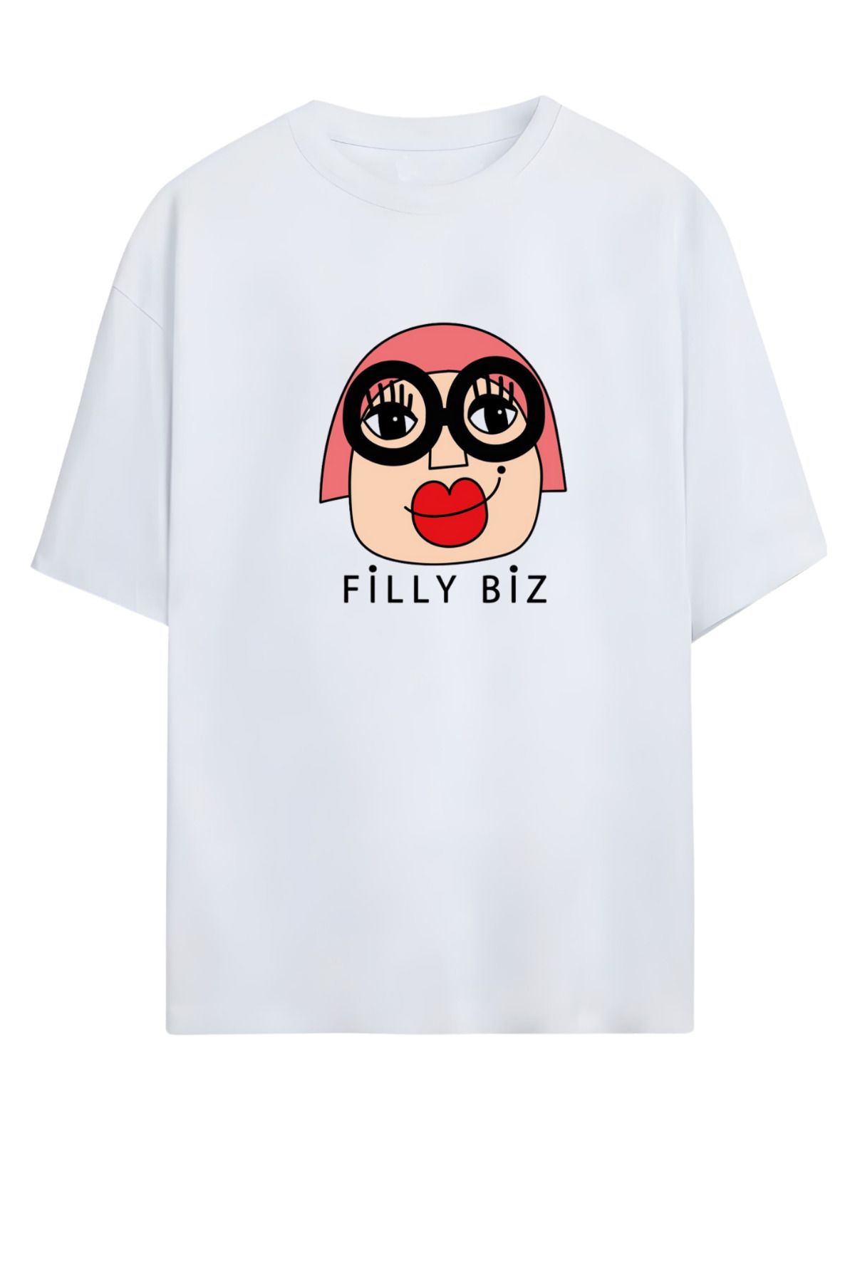 MAGORS GraffTee Unisex %100 Organik Pamuk Bisiklet Yaka Illustrasyon Baskılı Özel Tasarım T-shirt
