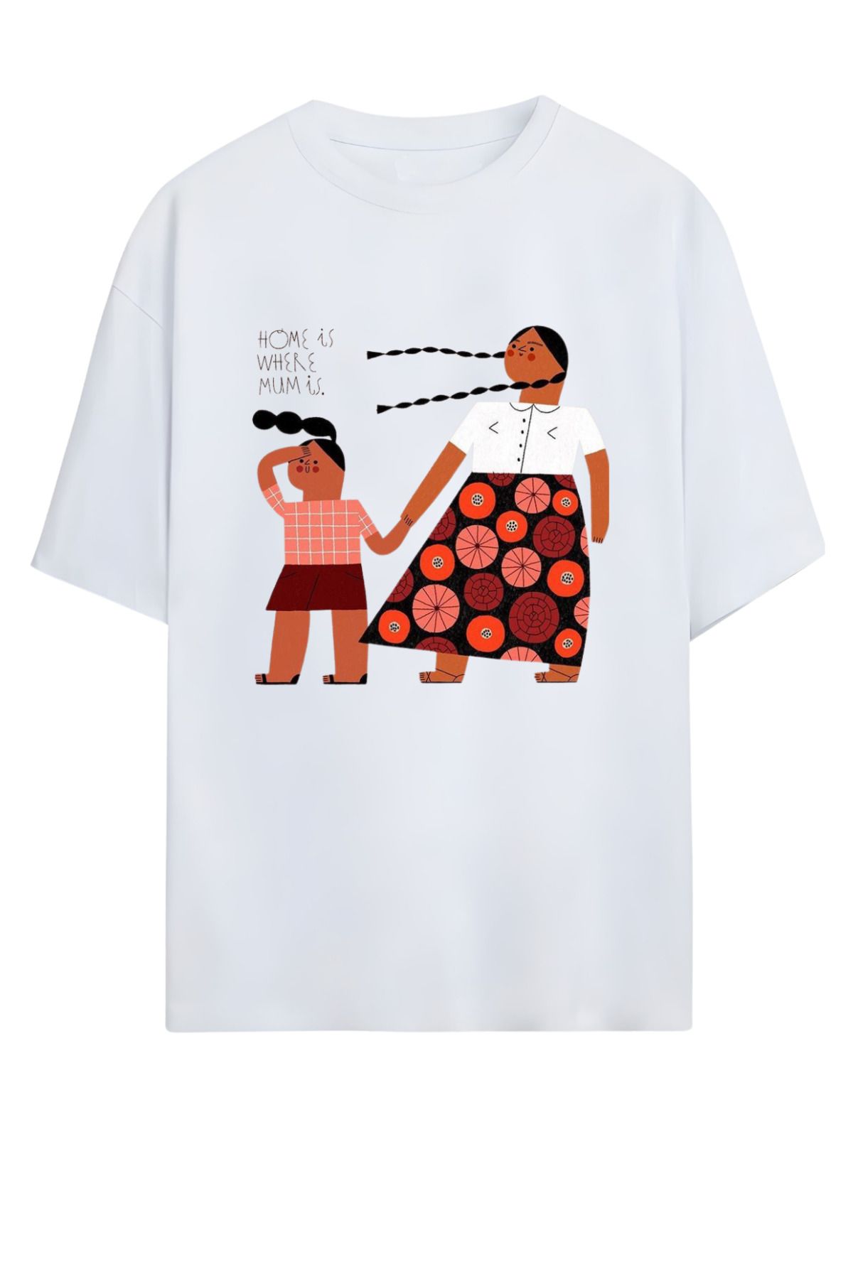 MAGORS GraffTee Unisex %100 Organik Pamuk Bisiklet Yaka Illustrasyon Baskılı Özel Tasarım T-shirt