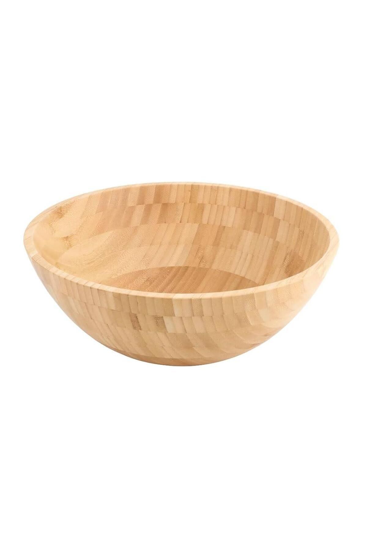 Altabi Bambu Kase Bol Kase Salata Meyve Çerez Kasesi 30 CM