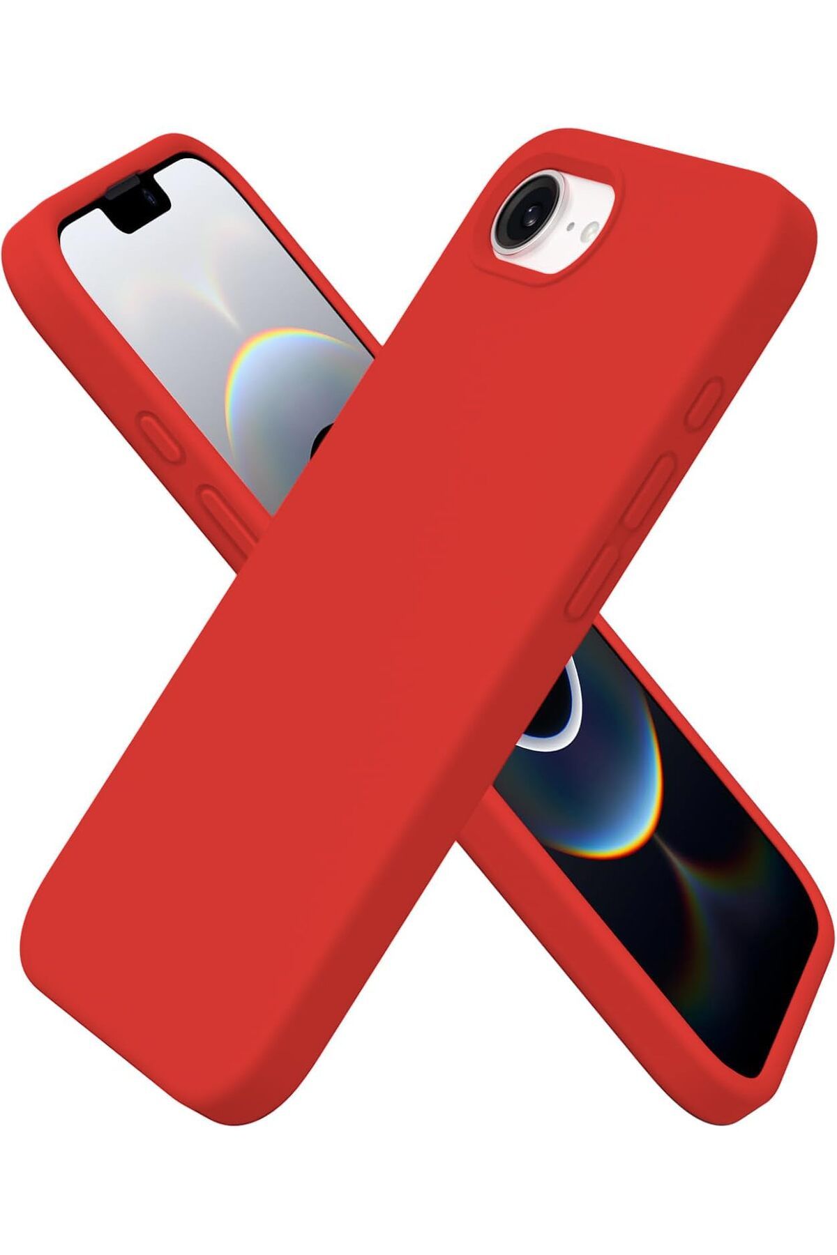 Coolacs Apple iPhone 16E ile Uyumlu Telefon Kılıfı Kadife Iç Yüzey Soft Tasarım Lansman Kılıf