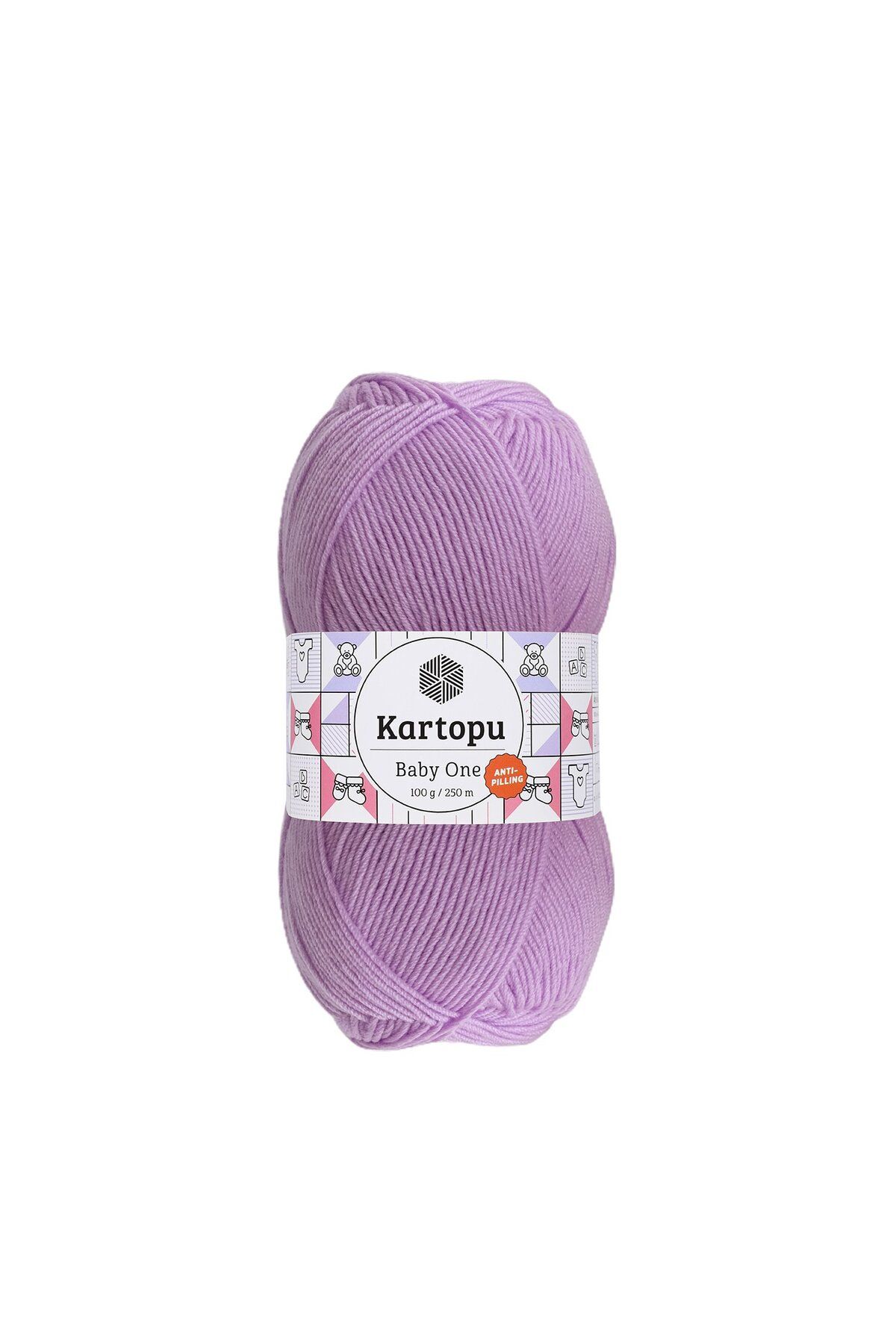 Kartopu 5 Adet Baby One %100 Anti-pilling Bebek İpi K739 Lila