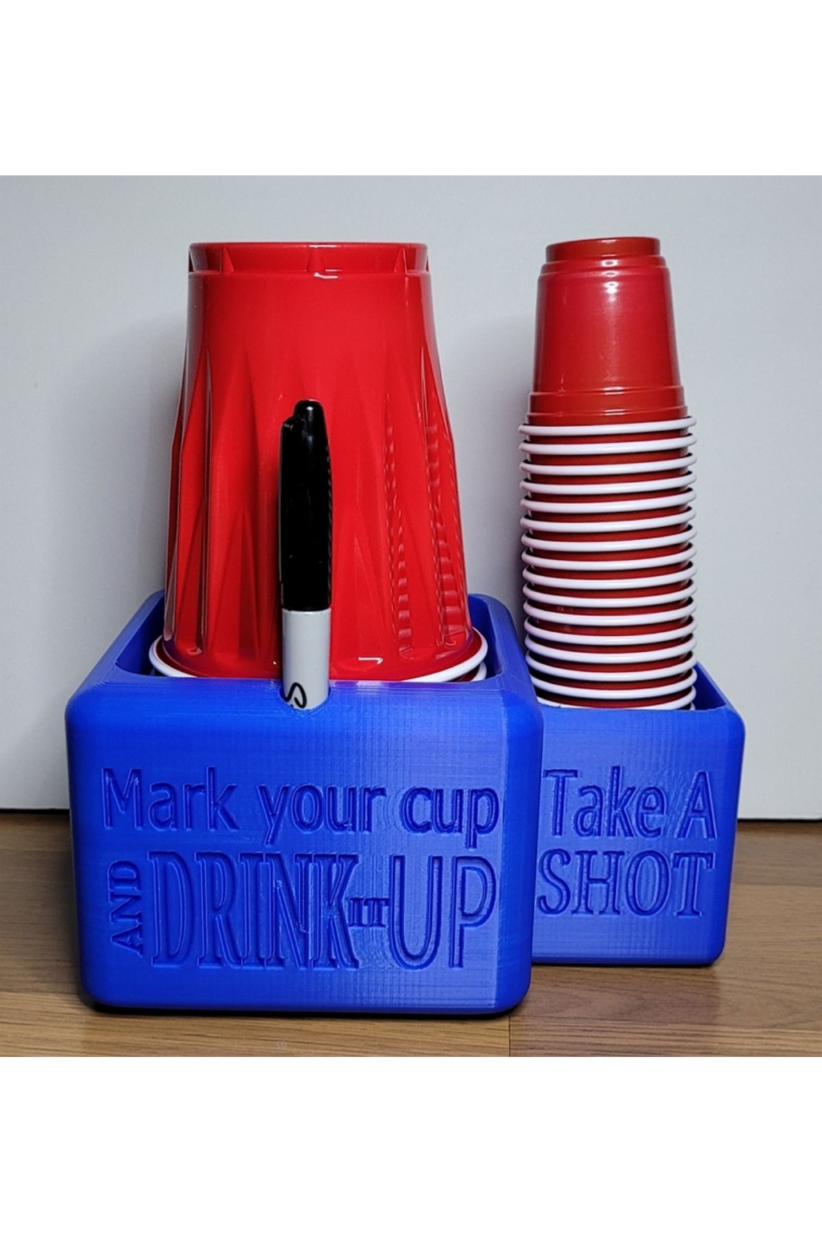 talaşoğlu Kırmızı Solo Cup & Shot Cam Tutucu (Remix)