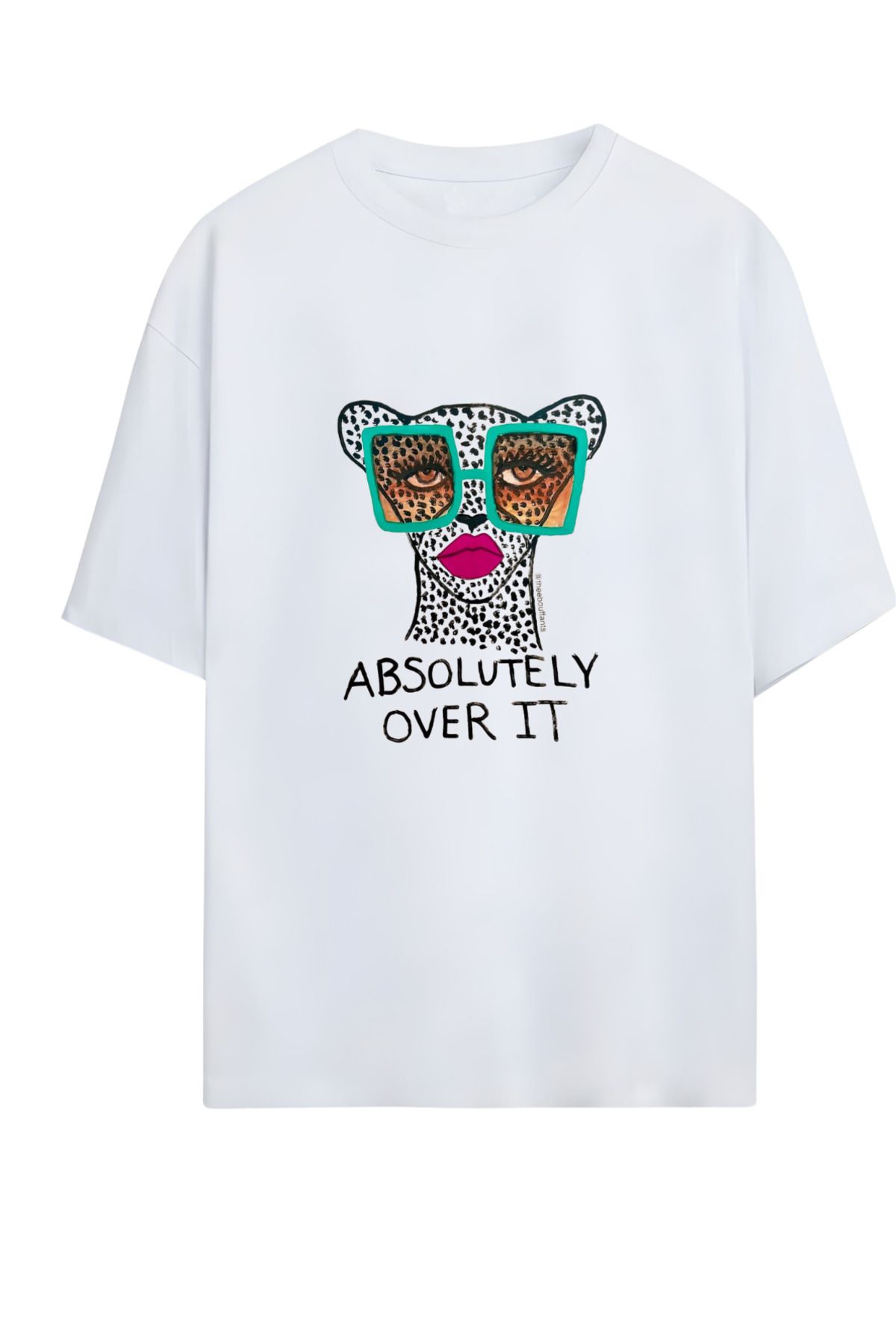MAGORS GraffTee %100 Organik Pamuk Bisiklet Yaka Illustrasyon Baskılı Özel Tasarım T-shirt