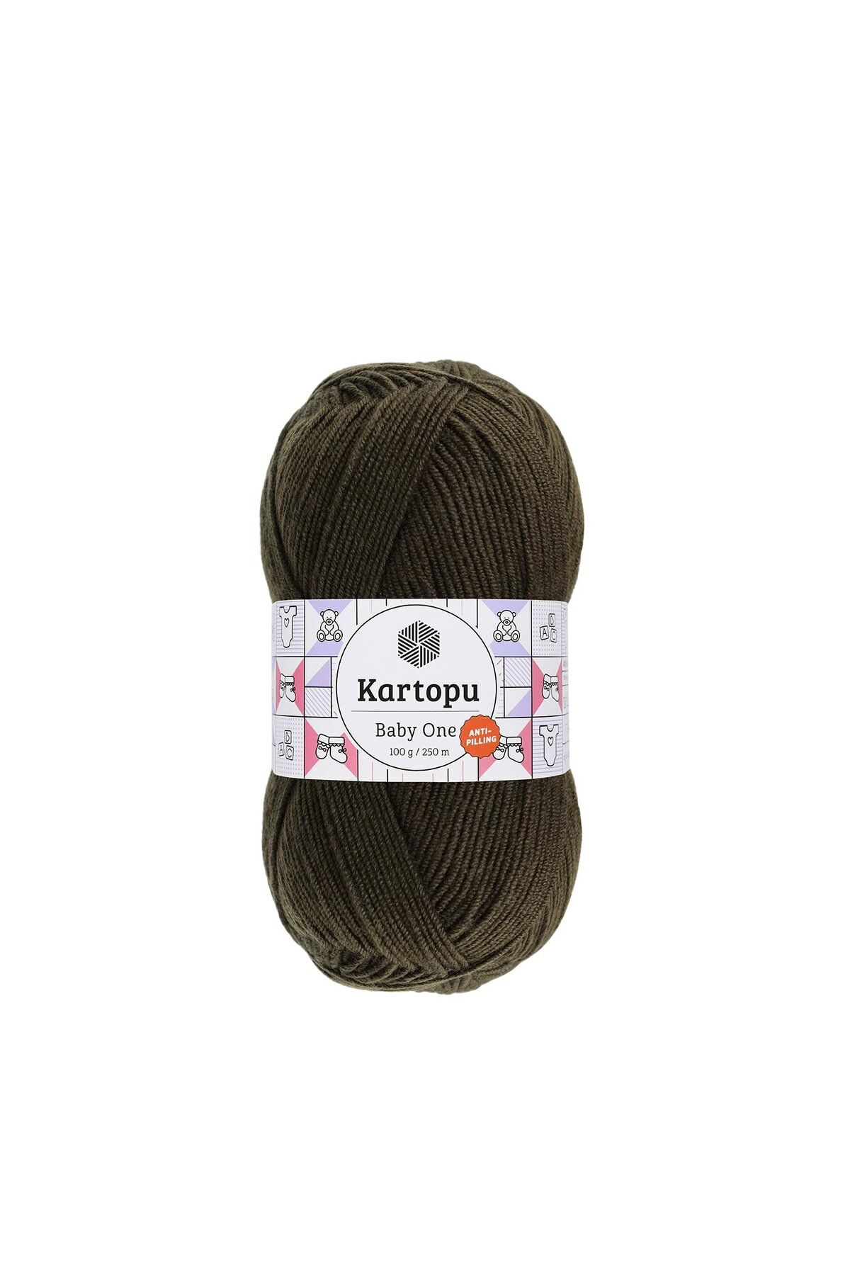 Kartopu 5 Adet Baby One %100 Anti-pilling Bebek İpi K478 Haki