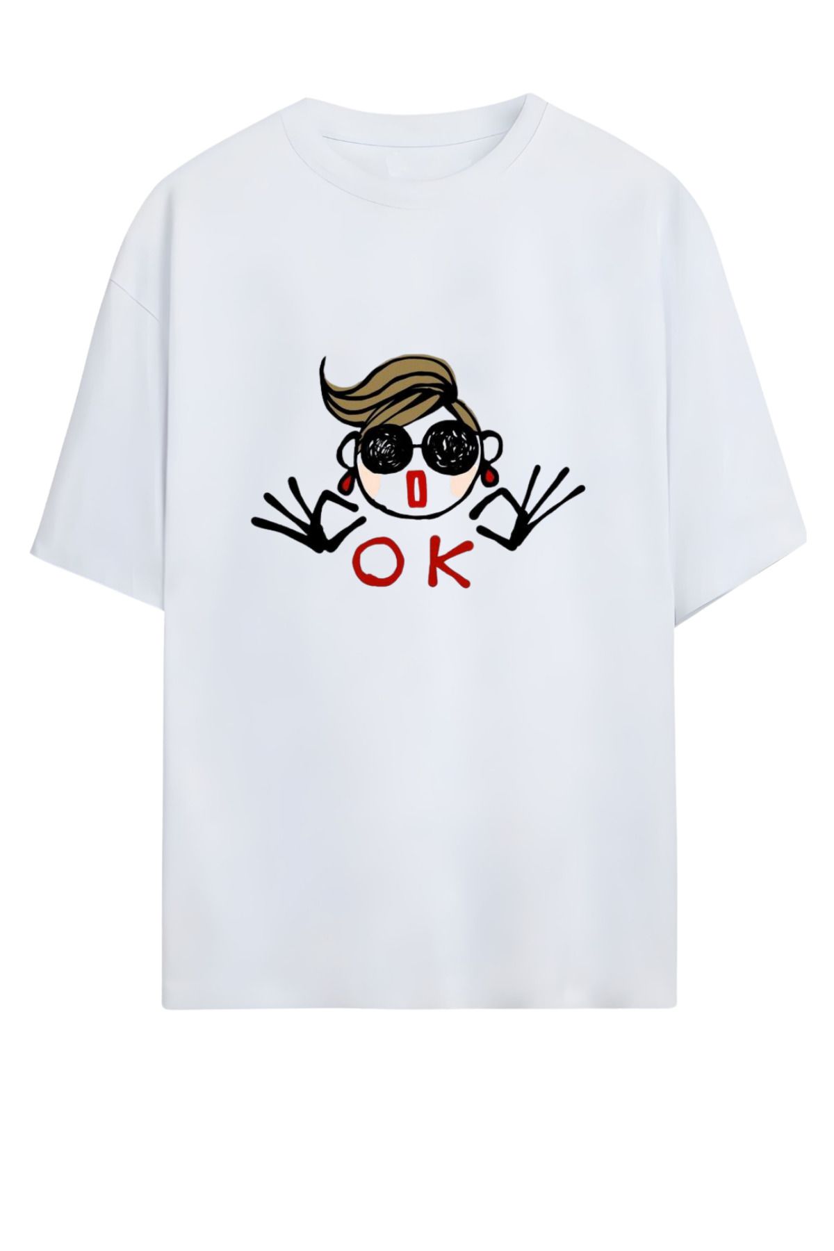 MAGORS GraffTee %100 Organik Pamuk Bisiklet Yaka Illustrasyon Baskılı Özel Tasarım T-shirt