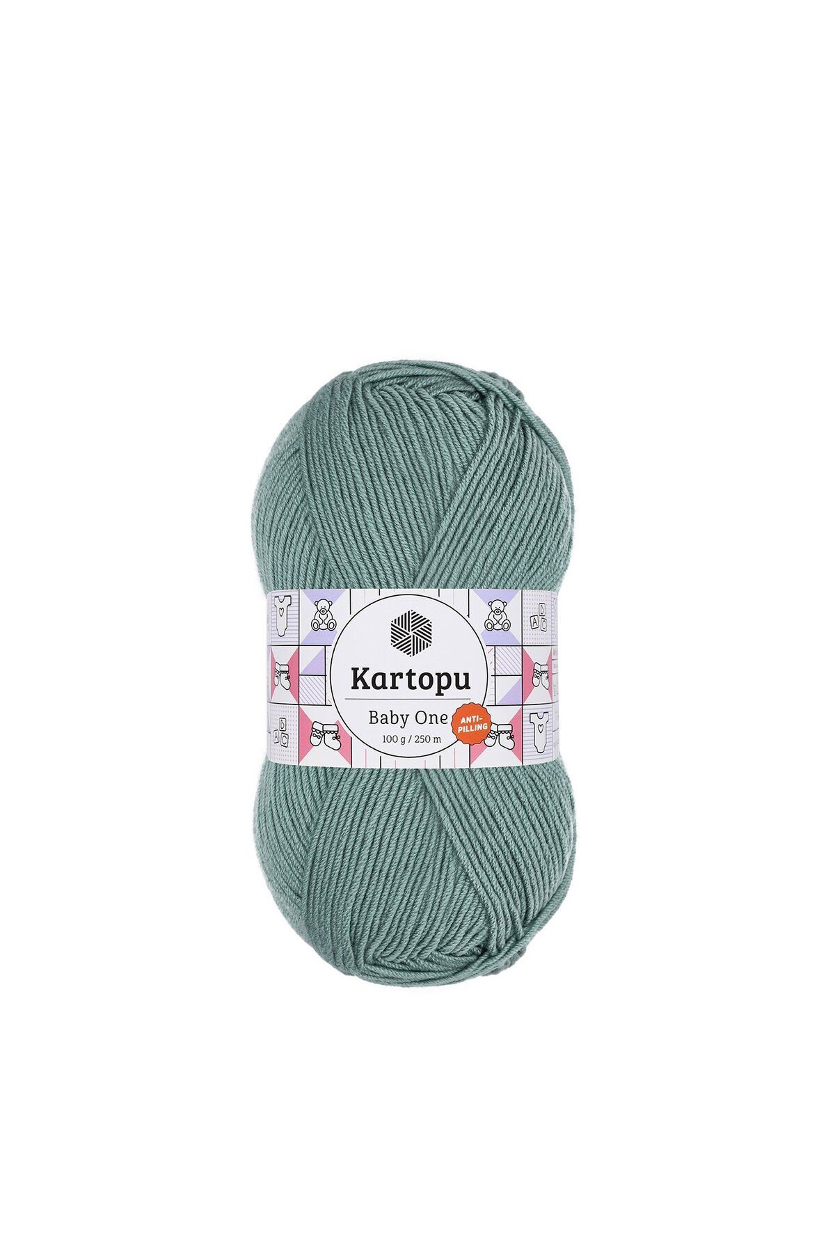 Kartopu Baby One %100 Anti-pilling Bebek İpi K493 Azur