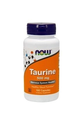 Now Taurine 500 Mg 100 Capsules now9