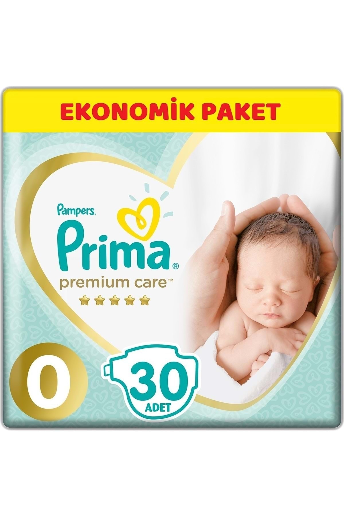 Prima Bebek Bezi Beden:0 1.5-2.5 kg Prematüre 30 Adet Ekonomik Paket