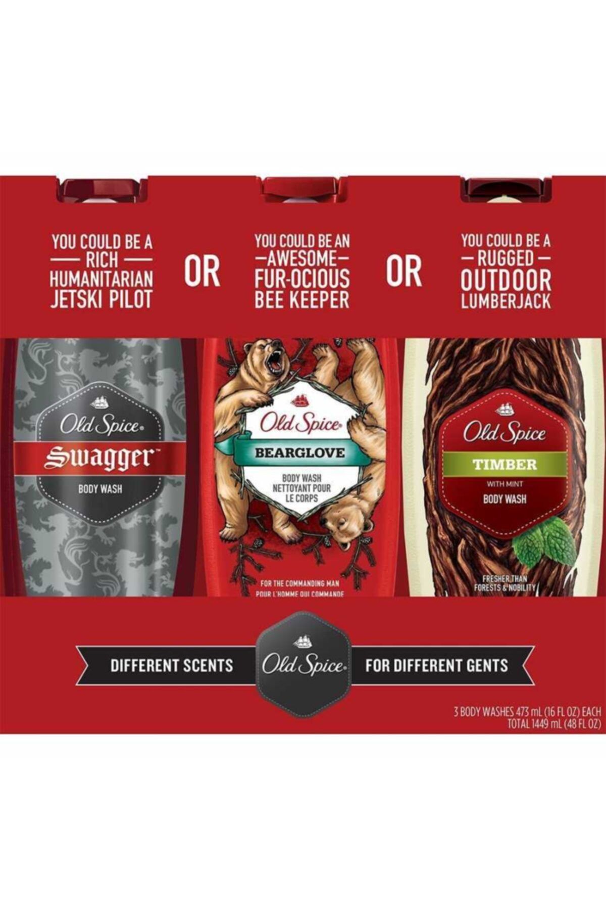 Old Spice-Body Shampoo and Cream Set 1