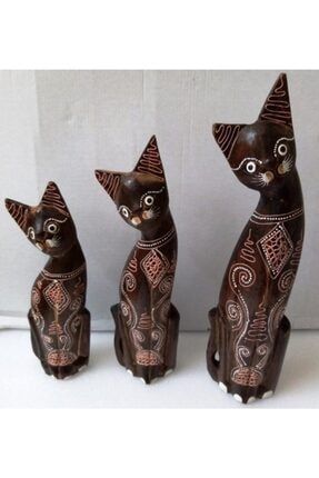 Depoma Consept 3 Lu Ahsap Buyuk Boy Kaliteli Ahsap Kedi Biblosu 100 Cm 80 Cm 60 Cm Trendyol