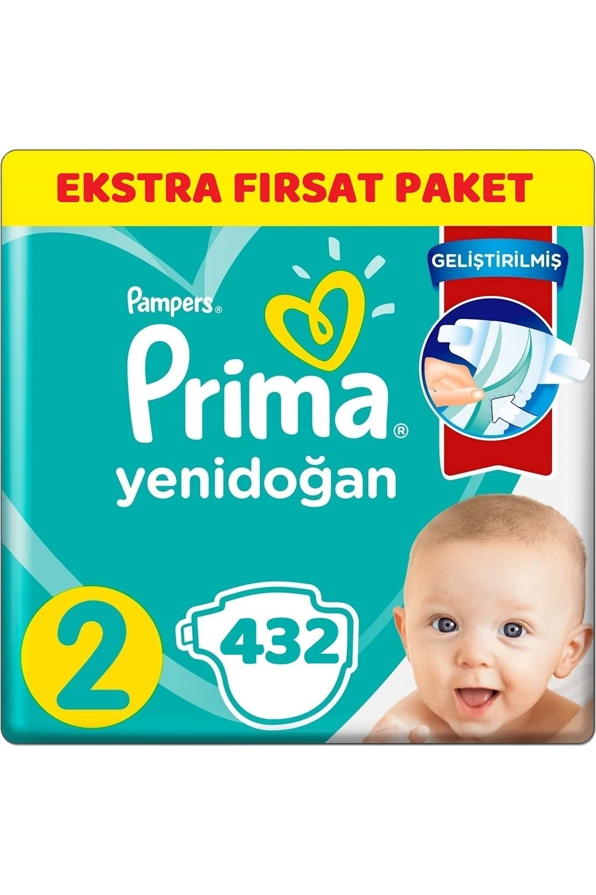 Prima Bebek Bezi Beden:2 (4-8kg) Mini 432 Adet Ekstra Fırsat Pk