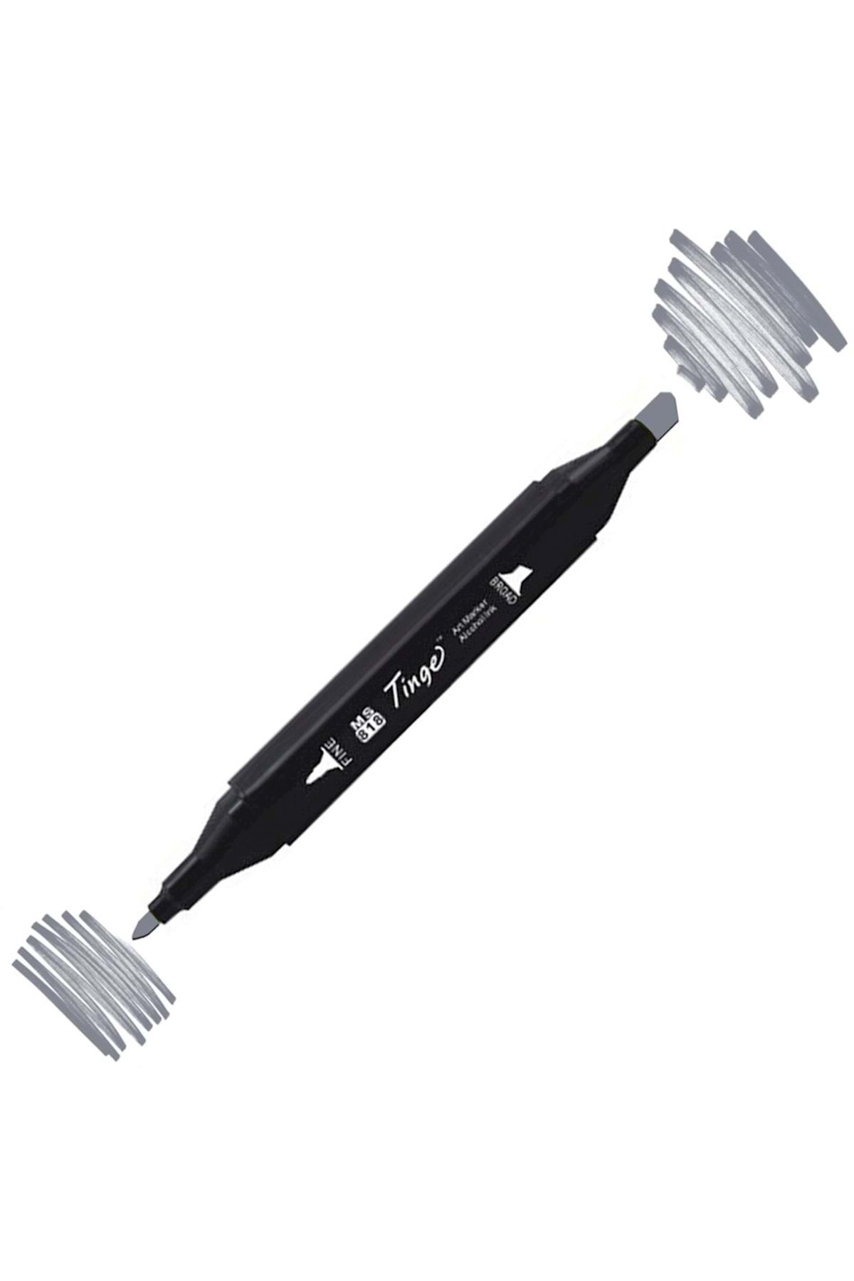 Twin Double Tip Marker Pen Cg6 Cool Grey