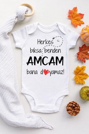 lullaby amcasinin minik aski yazili bebek zibin citcitli body fiyati yorumlari trendyol
