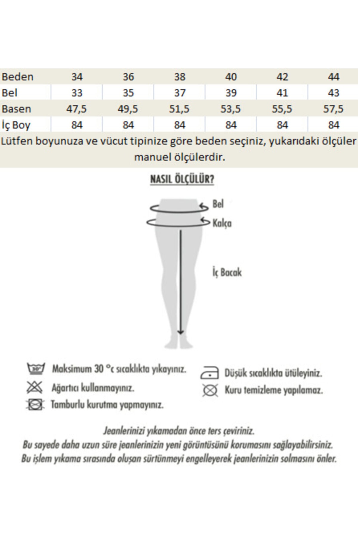Darkly Jeans  Kadın Mavi Süper Yüksek Bel Straight Fit Jean - Görsel 7