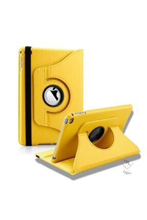 Sarı Apple Ipad Mini 2 360 Dönebilen Standlı Case Kılıf A1489 A1490 A1491 dnnmn2