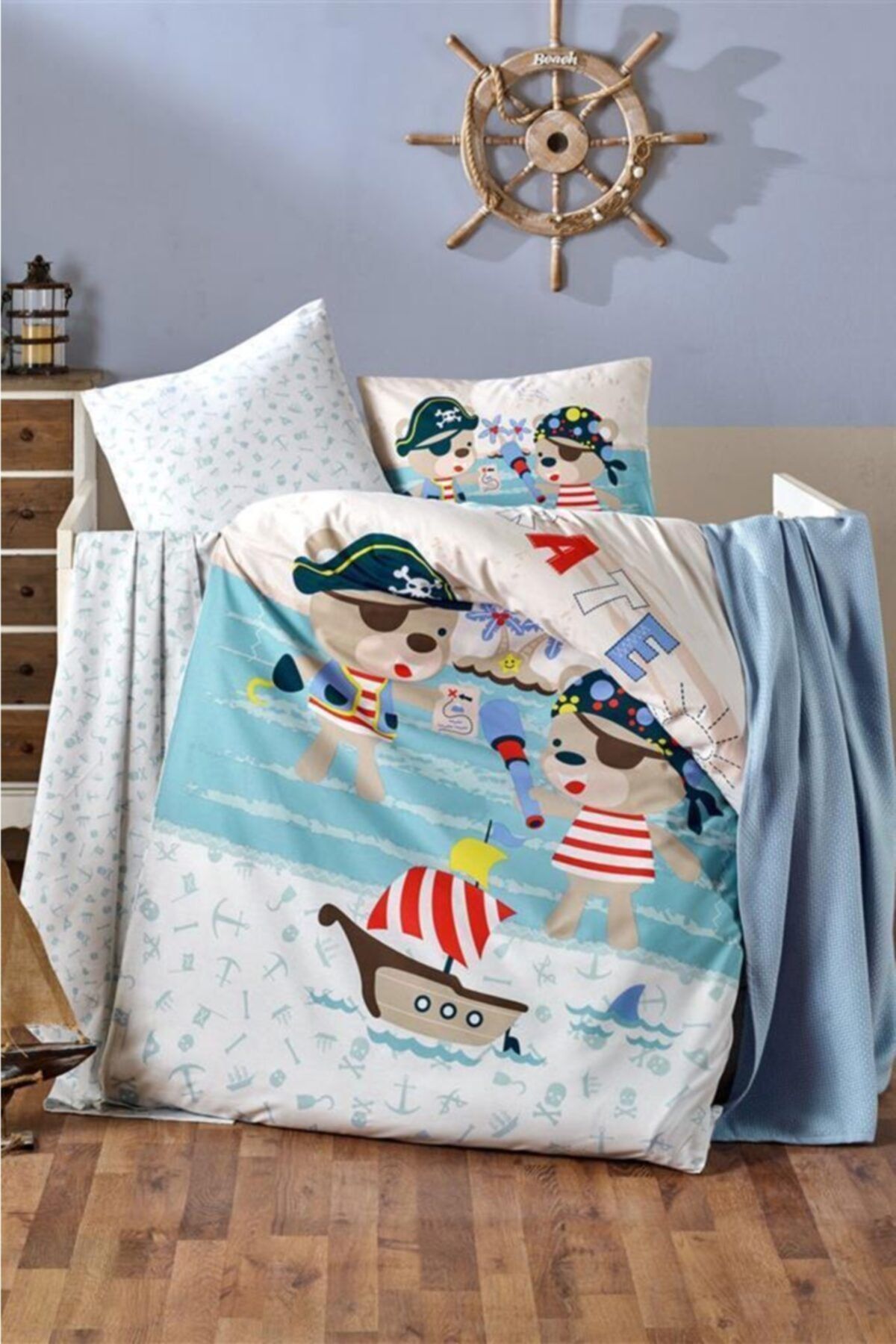 Kristal Pirates Ranforce Baby Bedding Set