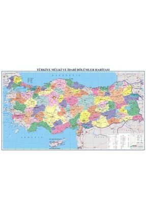 Türkiye Haritası Çift Taraflı (fiziki + Siyasi) Harita -21012 OFISGRBZ21012