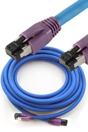 Mavi Cat8 S-ftp Ethernet Network Kablosu 20 m CAT8-1200