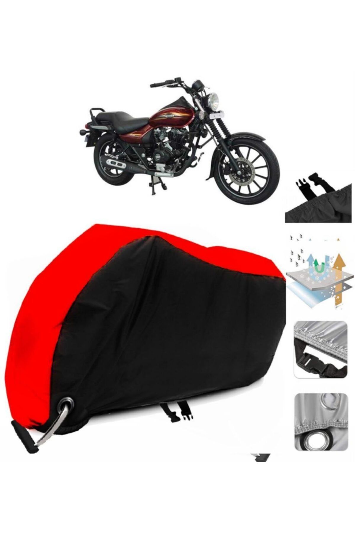 CoverPlus Bajaj Avenger Street 150 Motor Cover Top Bag Compatible
