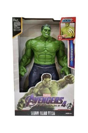 Hulk Figürü - Sesli Işıklı 30 Cm Yeşil Dev Hulk Figürü - Hulk Oyuncak 6997865892557H1