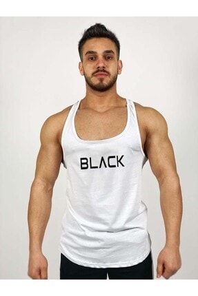 Black - Black Askılı Fitness Atleti BLCK145640