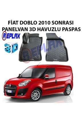 leader fiat doblo 2 3d havuzlu paspas