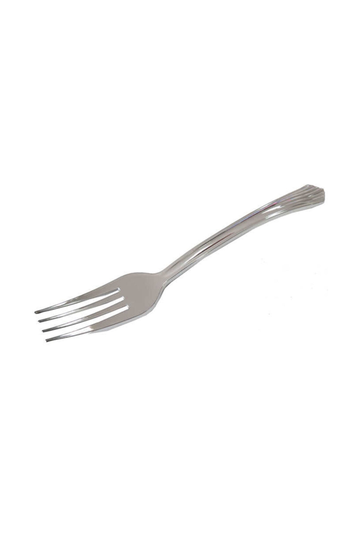 TT Tahtakale Toptancıları Lüks Çatal Metalize Kaplama (10 Adet) Gümüş
