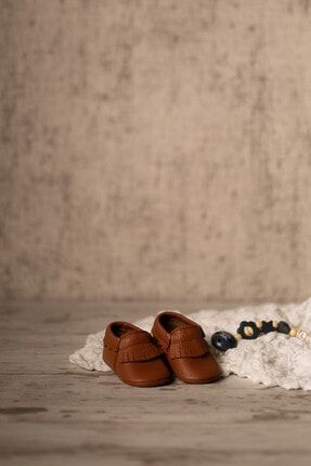 Bebek Kahverengi Dani Serisi Taba Deri İlk Adım Ayakkabısı Dani-04