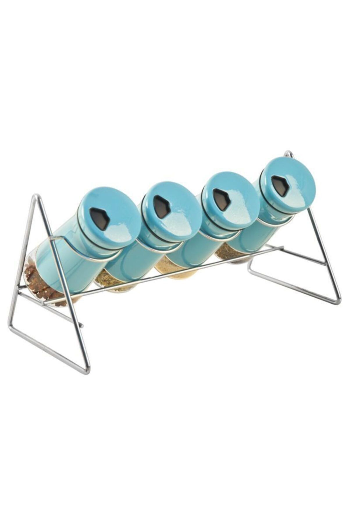 بانکه ادویه سفید Artchen Spice Set 4L Stand آبی SETABIANCA