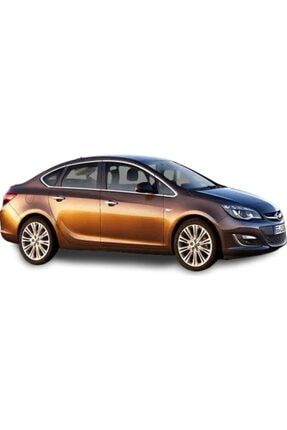 Oto Opel Astra J Sedan Krom Cam Çerçeve Seti 12 Parça 2012-2020 Krom Cam Çıtası Uyumlu opel