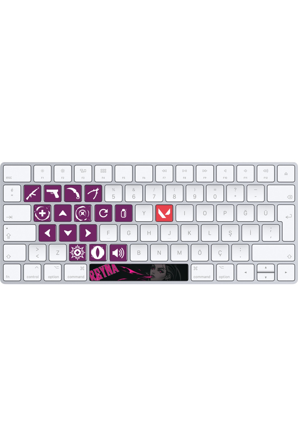 Yıldırım Reklam-Valorant Reyna Keyboard Sticker Set 1