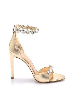 Tazıa Gold Kadın Topuklu Sandalet 894912-R1477