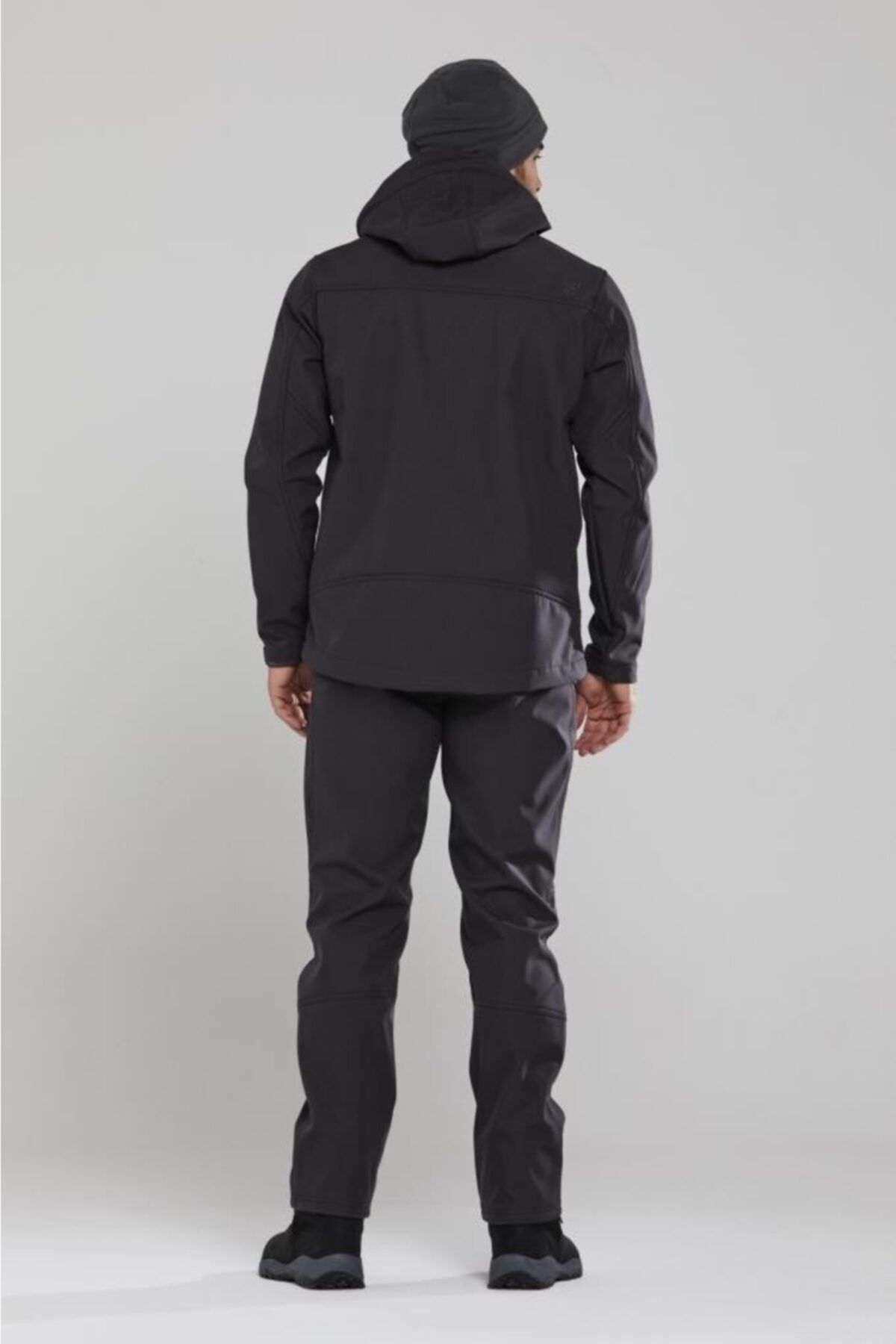 2AS-Men's Softshell Coat - Sagwon Gray 4