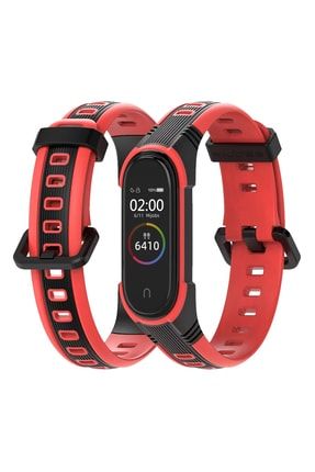 Xiaomi Mi Band 3 Ve 4 Uyumlu Silikon Kordon Mijobs A Yüksek Kalite Spor Tasarım (SAAT DEĞİLDİR) M4SPRKMF