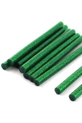 Mühür Mumu Simli Çubuk Sıcak Tutkal 7mm X 10cm 12 Li Yeşil Renk TYC00214749330