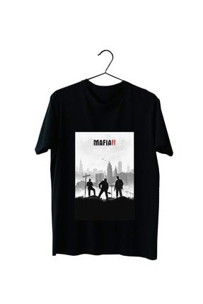 Mafia 2 %100 Pamuk Siyah Tişört vectorwear2022ys174